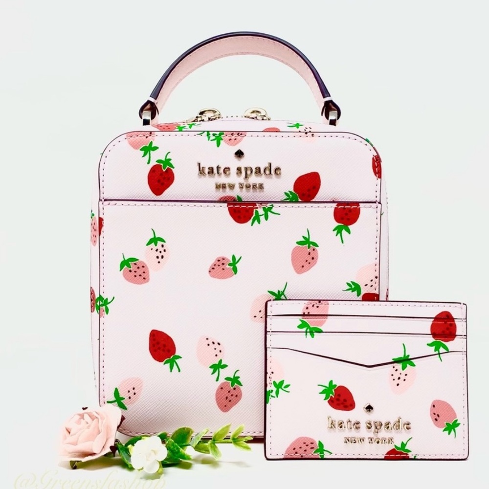 Kate Spade Daisy Strawberries Crossbody AND Wallet